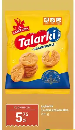 Biedronka Krakersy Talarki krakowskie Lajkonik oferta