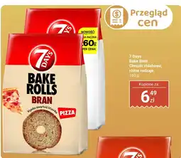 Biedronka Chrupki chlebowe Bake Rolls, różne rodzaje 7 Days oferta