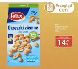 Biedronka Orzeszki ziemne Felix lekko solone oferta