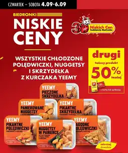 Biedronka Nuggetsy w panierce z kurczaka Yeemy oferta