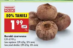 Biedronka Warzywo buraki czerwone Biedronka oferta