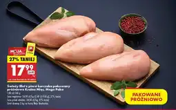 Biedronka Filet z piersi kurczaka pakowany próżniowo Kraina Mięs, Mega Paka oferta