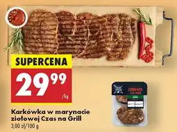 Biedronka Karkówka w marynacie ziołowej Czas na Grill oferta