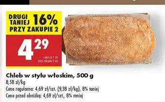Biedronka Chleb w stylu włoskim Biedronka oferta
