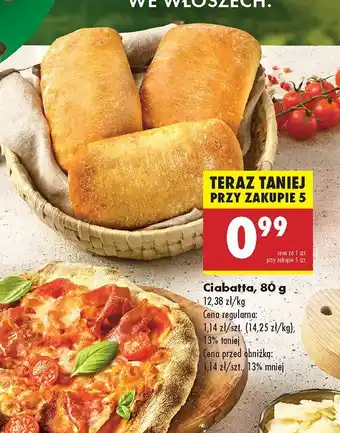 Biedronka Ciabatta Biedronka oferta