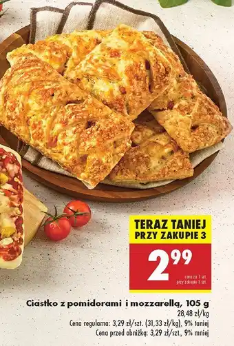 Biedronka Ciastko z pomidorami i mozzarellą Biedronka oferta