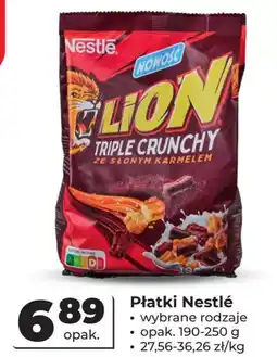 Odido Płatki Nestlé Lion Triple Crunchy ze słonym karmelem oferta