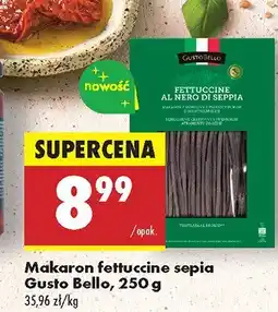 Biedronka Makaron fettuccine sepia Gusto Bello oferta