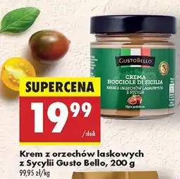 Biedronka Krem z orzechów laskowych z Sycylii Gusto Bello oferta