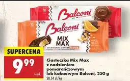 Biedronka Ciasteczka Mix Max z nadzieniem pomarańczowym lub kakaowym Balconi oferta