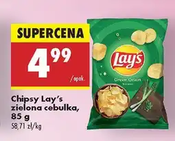 Biedronka Chipsy Lay's zielona cebulka oferta
