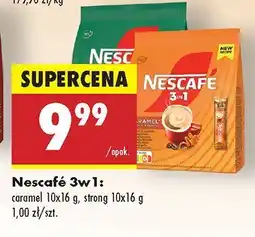 Biedronka Kawa Nescafe 3w1 caramel i strong oferta