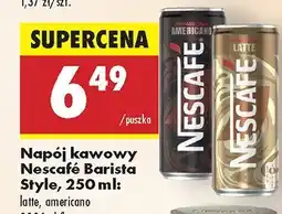 Biedronka Napój kawowy Nescafe Barista Style latte americano oferta