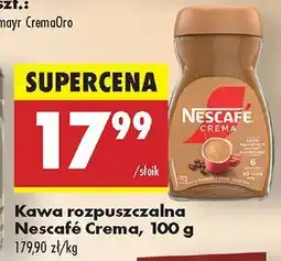 Biedronka Kawa rozpuszczalna Nescafe Crema oferta
