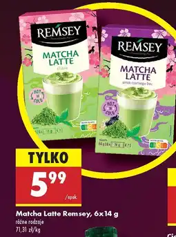 Biedronka Herbata Matcha Latte Remsey oferta