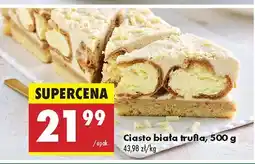 Biedronka Ciasto biała trufla Biedronka oferta