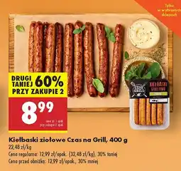 Biedronka Kiełbasa ziołowa Czas na Grill oferta