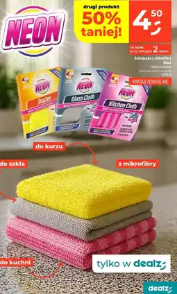 Dealz Sciereczka z mikrofibry Neon oferta