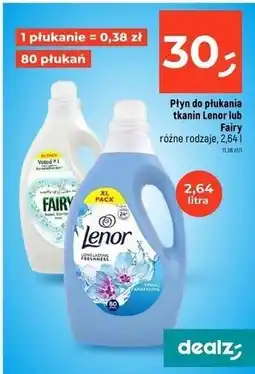 Dealz Płyn do płukania sensitive skin Lenor oferta