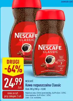 ALDI Kawa Nescafe Classic rozpuszczalna oferta