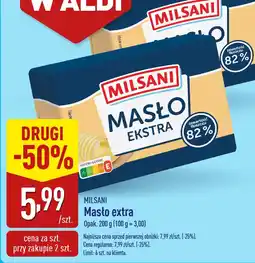 ALDI Masło Milsani Extra 82% oferta