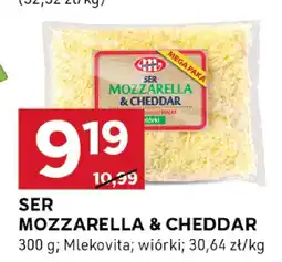 Stokrotka Ser mozzarella & cheddar Mlekovita oferta