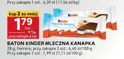 Stokrotka Baton Kinder Mleczna Kanapka Ferrero oferta