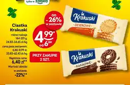 Żabka Ciastka Krakuski kakaowe 144-201 g oferta