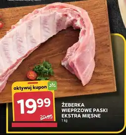 Stokrotka Żeberka wieprzowe paski ekstra mięsne Stokrotka oferta