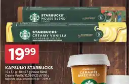 Stokrotka Kapsułki Starbucks House Blend, Creamy Vanilla oferta