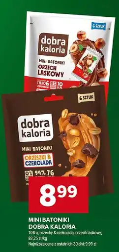Stokrotka Batoniki Dobra Kaloria mini orzech laskowy oferta