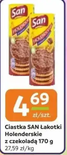 Gama Ciastka SAN Lakotki Holenderskie z czekoladą oferta