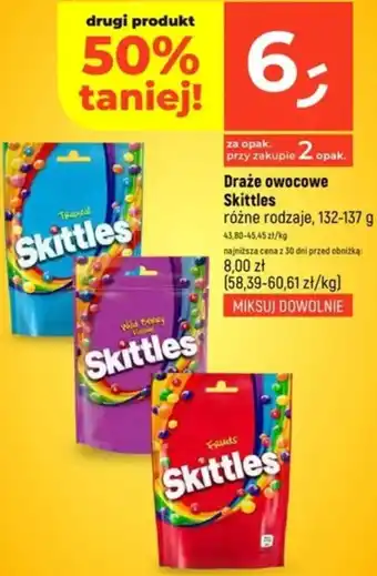Dealz Draże owocowe Skittles oferta