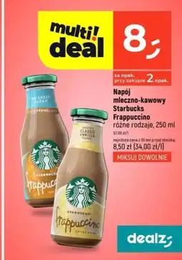 Dealz Napój mleczno-kawowy Starbucks Frappuccino oferta