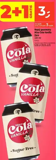 Dealz Napój gazowany Mizu Cola Vanilla Zero oferta