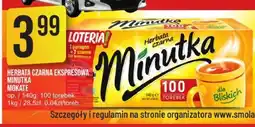 Market Jan Herbata czarna ekspresowa Minutka Mokate oferta
