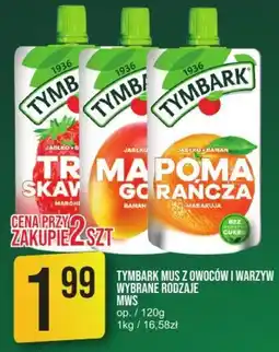 Market Jan Tymbark Mus z owoców i warzyw oferta