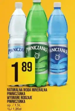 Market Jan Naturalna woda mineralna Piwniczanka oferta