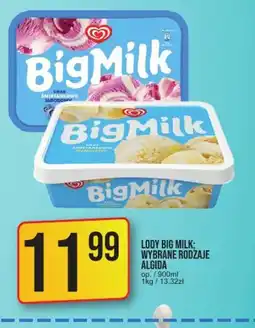 Market Jan Lody Big Milk Algida oferta