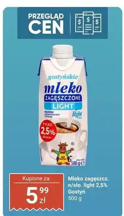 Dino Mleko zagęszczone light 2,5% Gostyń oferta