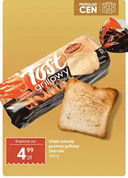 Dino Chleb tostowy Oskroba pszenny grillowy oferta