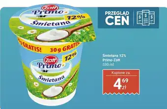 Dino Śmietana Primo Zott 12% oferta