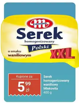 Dino Serek homogenizowany waniliowy Polski Mlekovita XXL oferta
