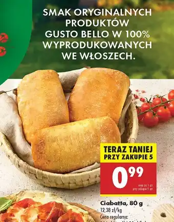 Biedronka Ciabatta Biedronka oferta