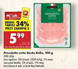 Biedronka Prosciutto cotto Gusto Bello oferta