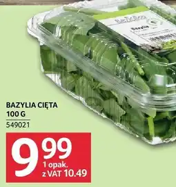 Selgros Bazylia cięta Selgros oferta