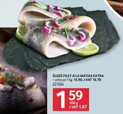 Selgros Śledź filet a'la Matjas Extra Selgros oferta