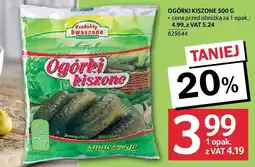 Selgros Ogórki kiszone Produkty Warzywne oferta
