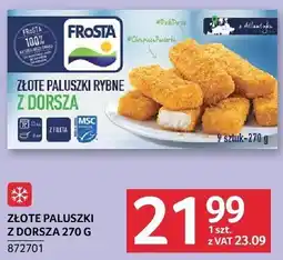 Selgros Złote paluszki z dorsza 270g Frosta oferta