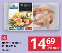 Selgros Krewetki białe 31-40 225g Selgros oferta